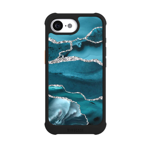 Apple iPhone 16e NIVOmax Gletscher Eis Marmor