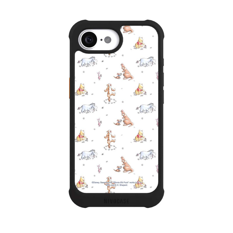 iPhone 16e NIVOmax Winnie Puuh und Freunde Muster