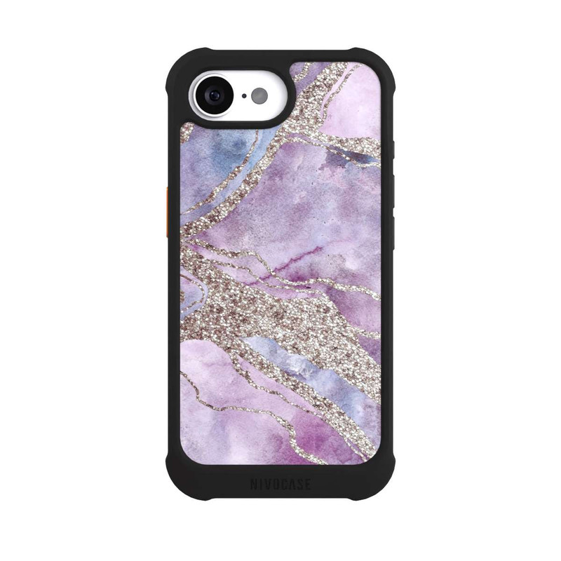 iPhone 16e NIVOmax Edelstein Pastell Lila