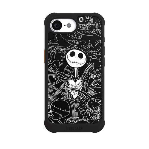 Apple iPhone 16e NIVOmax Jack scratch Tim Burtons Nightmare before Christmas