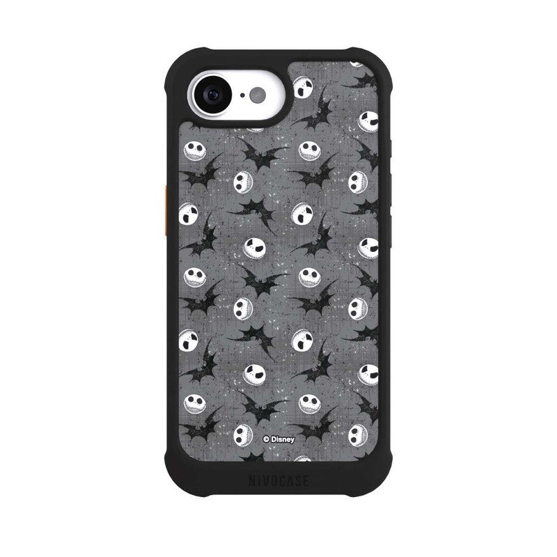 iPhone 16e NIVOmax Jack Grey Pattern Tim Burtons Nightmare before Christmas