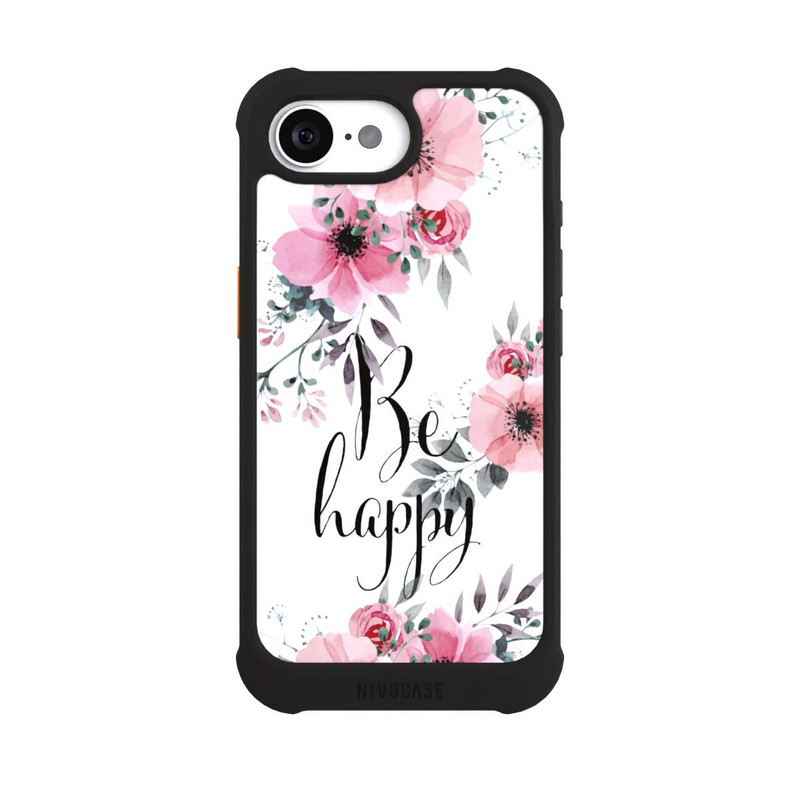 iPhone 16e NIVOmax Be Happy Fleurs