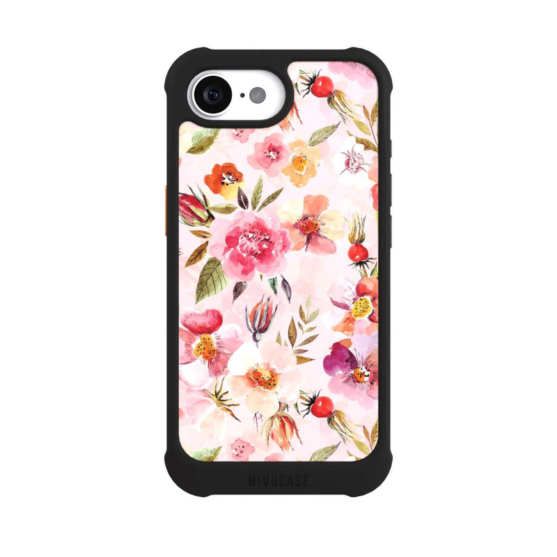 iPhone 16e NIVOmax Papier Peint Rose Musquée Printemps Rose
