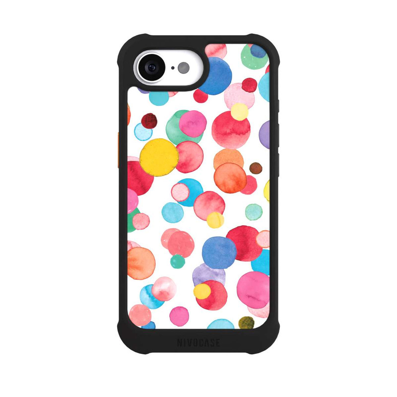 iPhone 16e NIVOmax Aquarelle à pois d’été