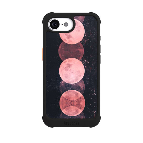 Apple iPhone 16e NIVOmax Rosa Mondphasen