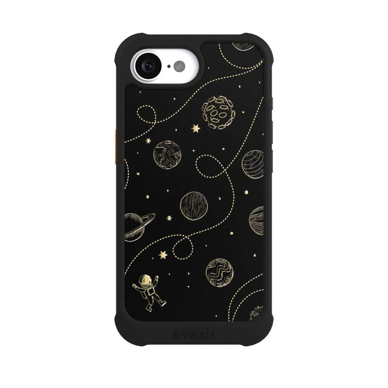 iPhone 16e NIVOmax Planètes Dorées
