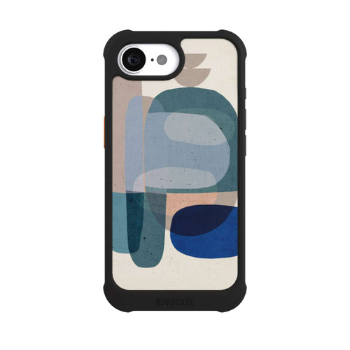 Apple iPhone 16e NIVOmax Pierres n° 3 Bleu