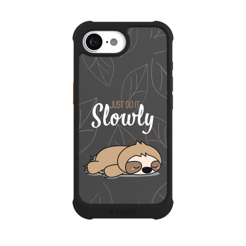 Apple iPhone 16e NIVOmax Just Do It Slowly Sloth Grey