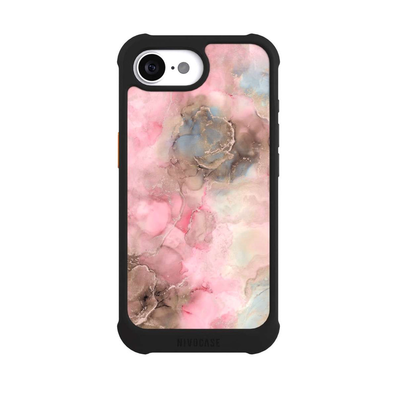 iPhone 16e NIVOmax Encre Rose Sarcelle