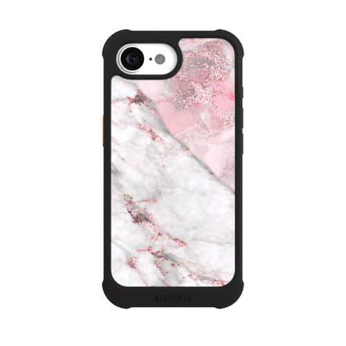 Apple iPhone 16e NIVOmax Rosa Marmor 3