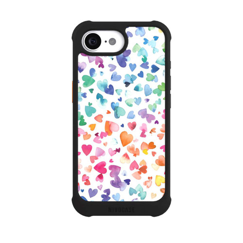 Apple iPhone 16e NIVOmax Watercolor Love Hearts
