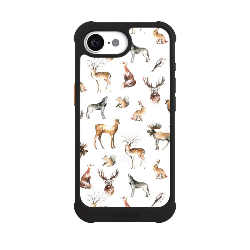 iPhone 16e NIVOmax Animaux d'hiver des bois