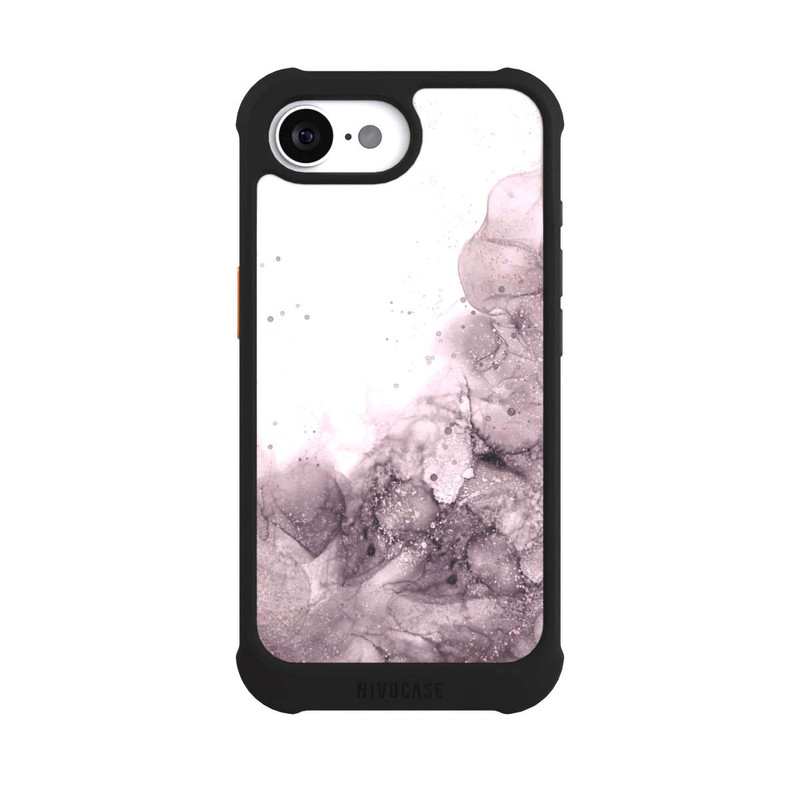 iPhone 16e NIVOmax Paillettes glamour roses