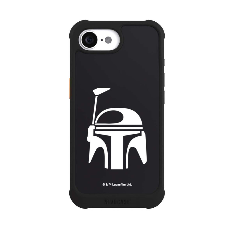 iPhone 16e NIVOmax Boba Fett Helmet Black