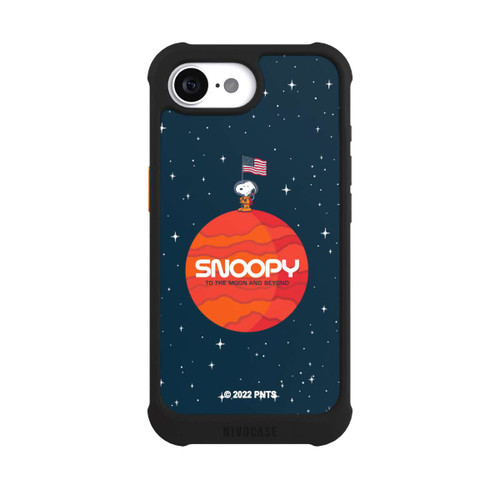 Apple iPhone 16e NIVOmax Snoopy Weltraumreisender Orange
