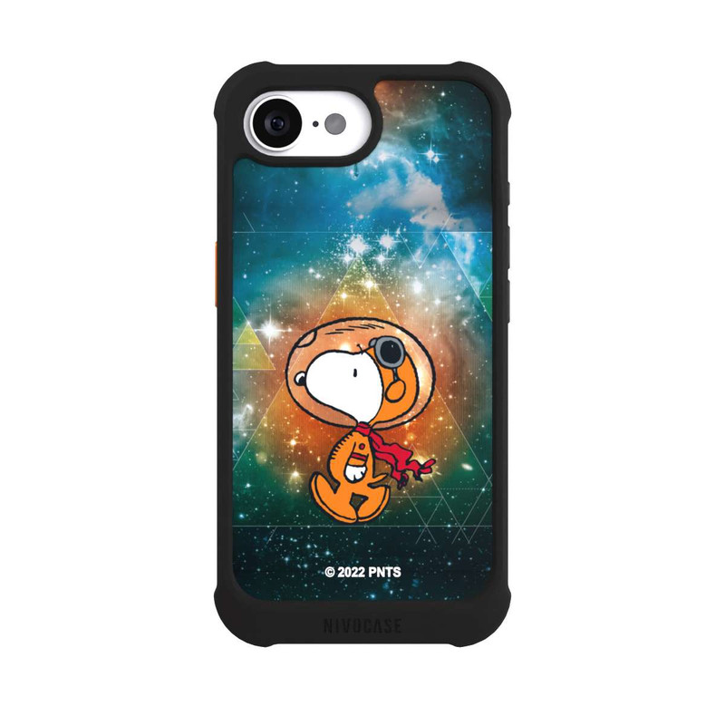 iPhone 16e NIVOmax Snoopy Space Traveller Green