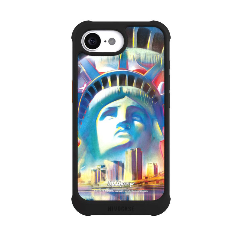 iPhone 16e NIVOmax New York Liberty Art By P.D. Moreno