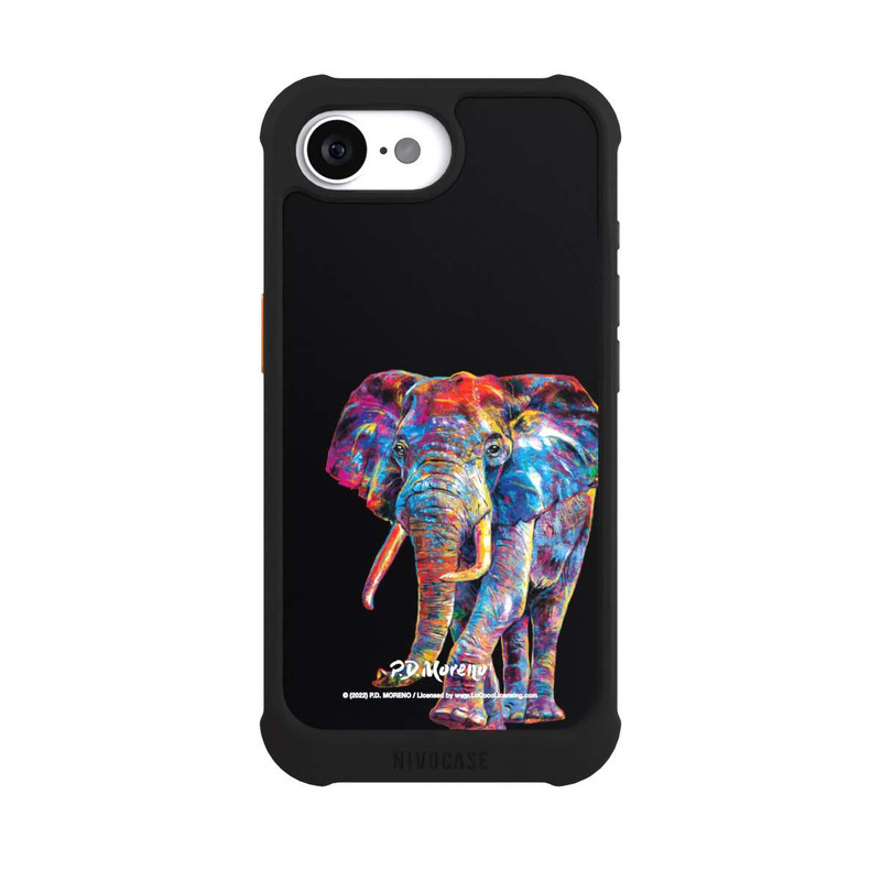 iPhone 16e NIVOmax Elephant Art By P.D. Moreno