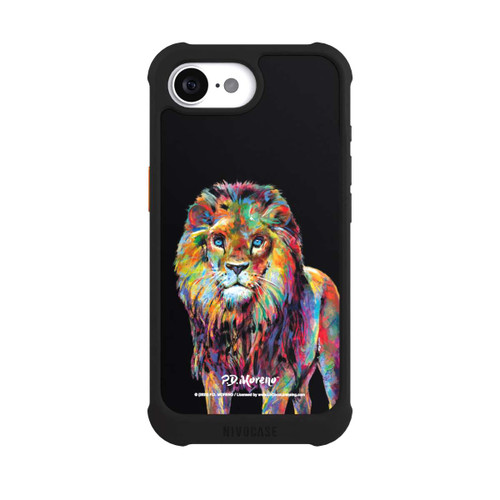 Apple iPhone 16e NIVOmax Löwe Bunte Kunst von P.D. Moreno