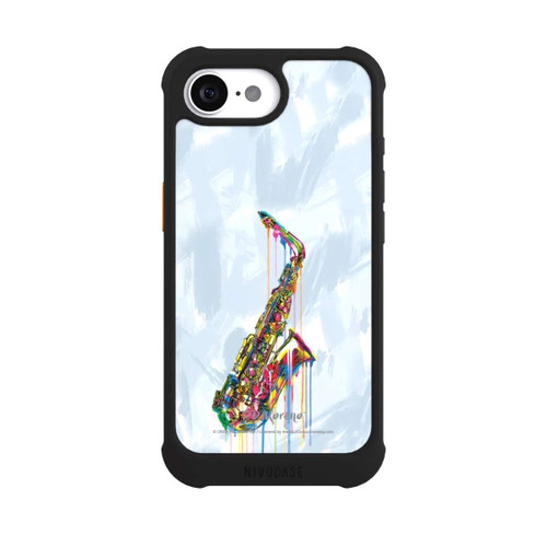 Apple iPhone 16e NIVOmax Saxophone Art By P.D. Moreno