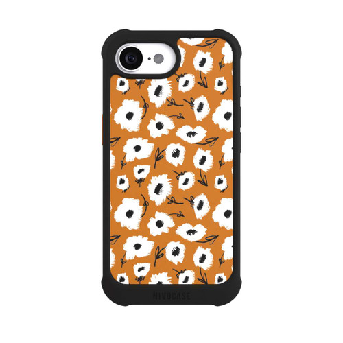 Apple iPhone 16e NIVOmax Pattern Fleurs Ocres
