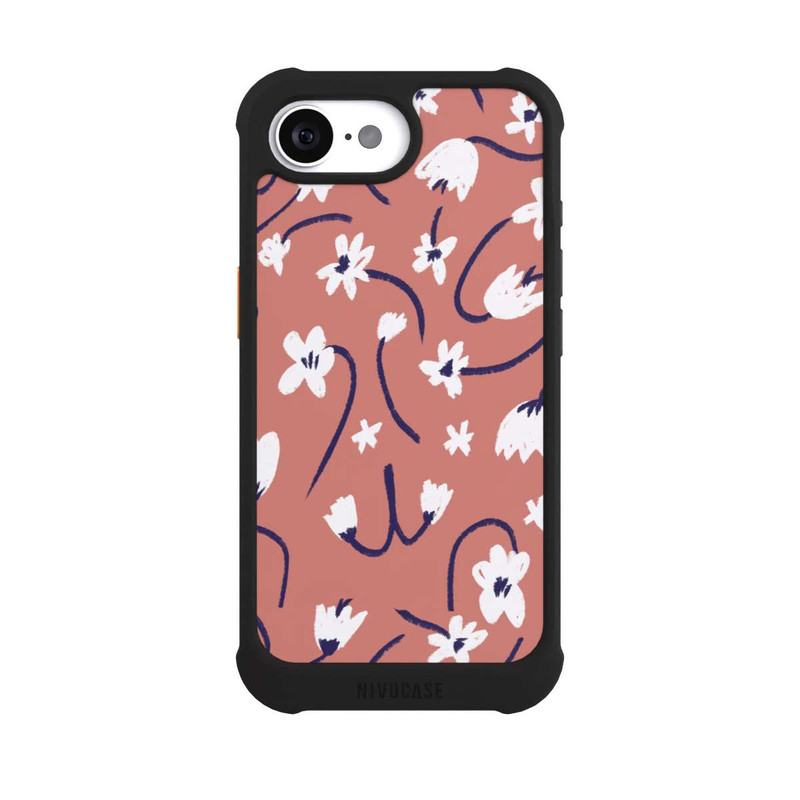 iPhone 16e NIVOmax Motif Petites Fleurs