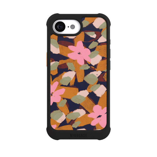 Apple iPhone 16e NIVOmax Pattern Fleurs Roses