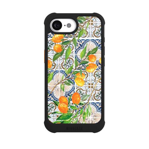 Apple iPhone 16e NIVOmax Griechische Orangen Muster
