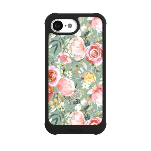 Apple iPhone 16e NIVOmax Bouquet de Pivoines Pastelles