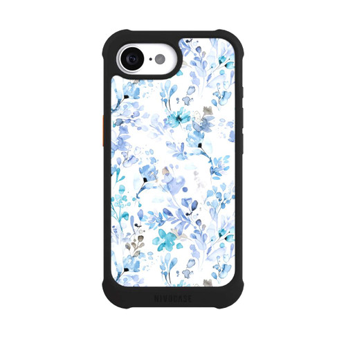 Apple iPhone 16e NIVOmax Spring Weeds Blue