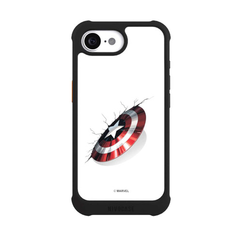 Apple iPhone 16e NIVOmax Captain America Shield Crash