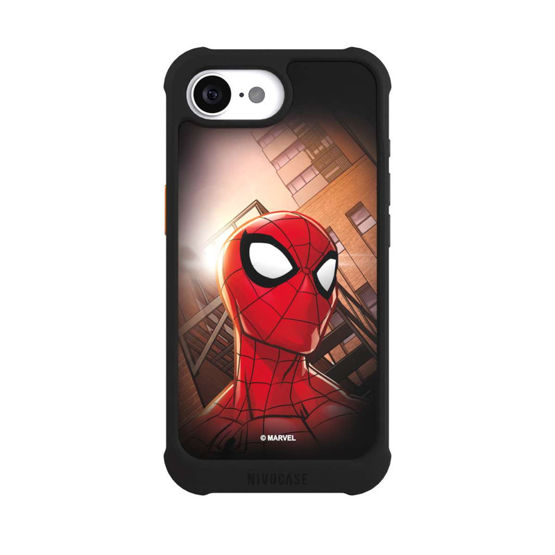 iPhone 16e NIVOmax Spider-Man City