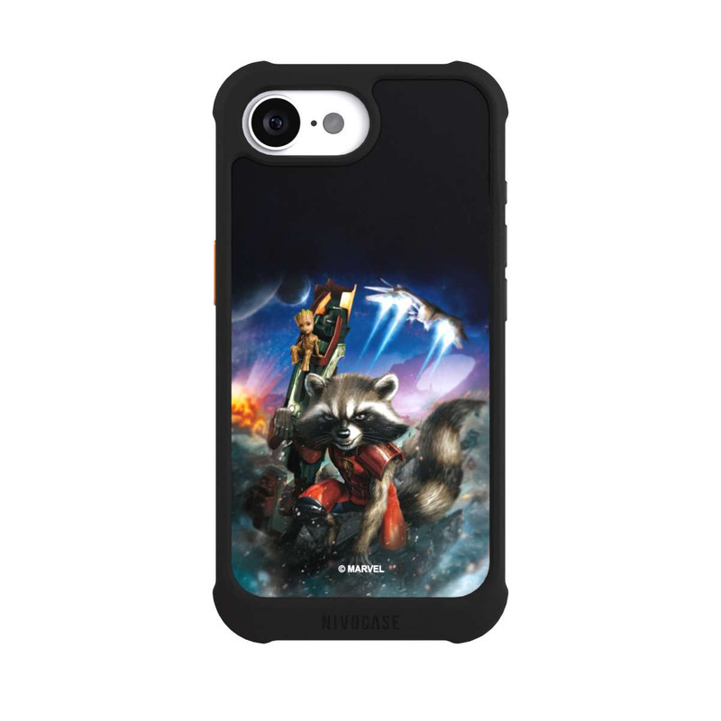 iPhone 16e NIVOmax Rocket & Baby Groot Guardians Of The Galaxy