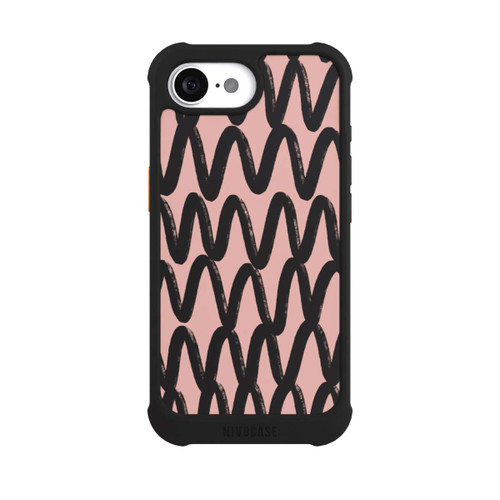 Apple iPhone 16e NIVOmax Zig Zag Noir