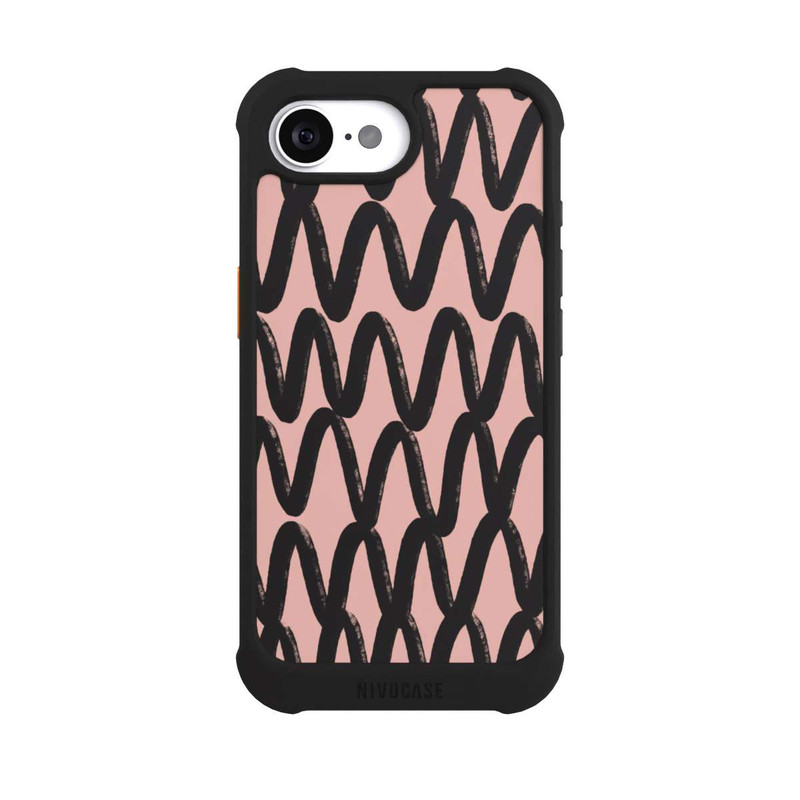 iPhone 16e NIVOmax Zig Zag Noir