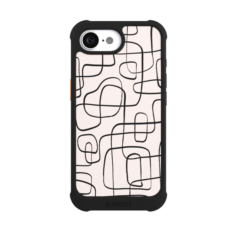 iPhone 16e NIVOmax Lignes Fines Pattern