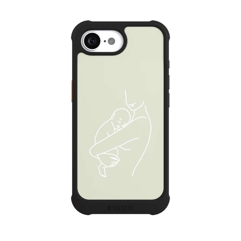iPhone 16e NIVOmax Line Art Familie 3