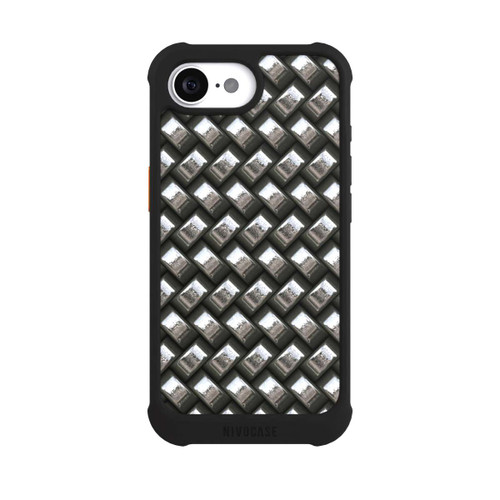 Apple iPhone 16e NIVOmax Glamour Silver Metal