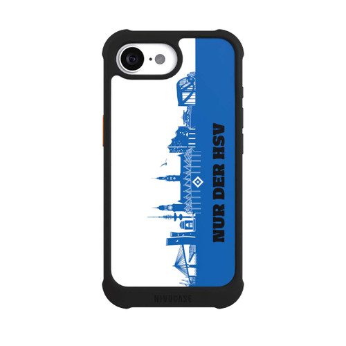 Apple iPhone 16e NIVOmax HSV Skyline Blau Weiß