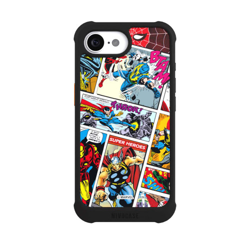 Apple iPhone 16e NIVOmax Marvel Retro Comic Blue