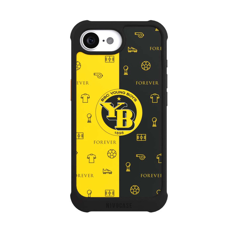 iPhone 16e NIVOmax BSC YB Gelb Schwarz Muster