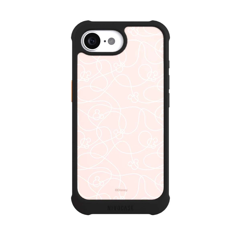 iPhone 16e NIVOmax Motif Micky Line Art rose