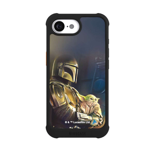 Apple iPhone 16e NIVOmax Mandalorian and Grogu inside Ship