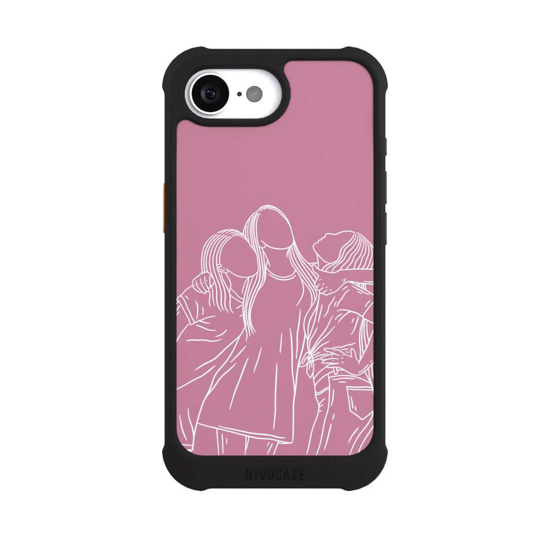 iPhone 16e NIVOmax Freundinnen Line Art