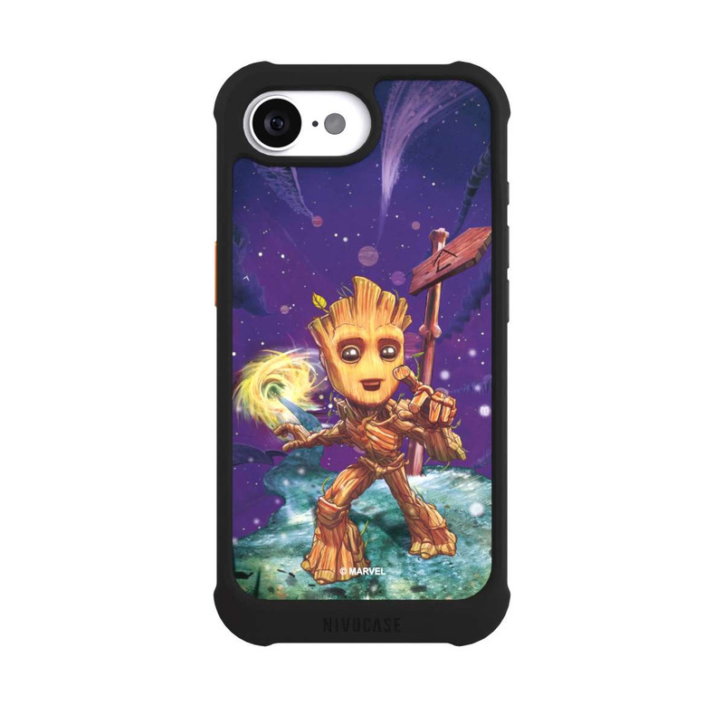iPhone 16e NIVOmax Baby Groot Galaxy Touch