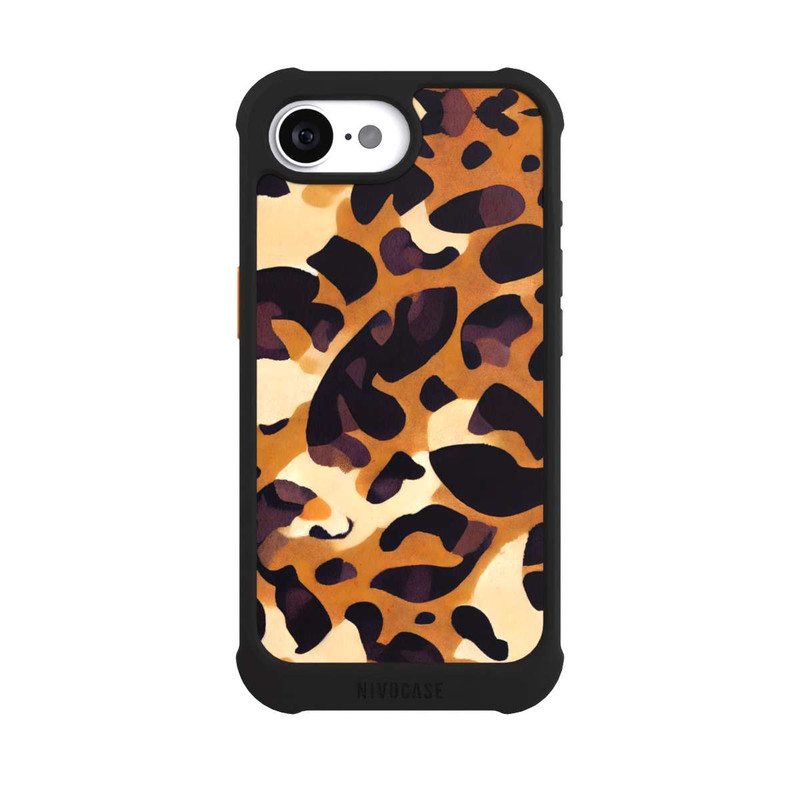 iPhone 16e NIVOmax motif lion marron clair