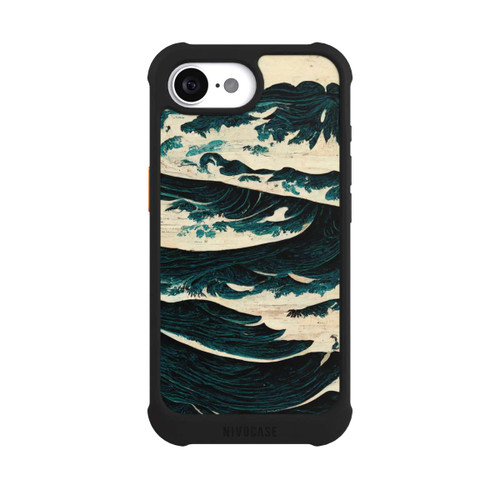 Apple iPhone 16e NIVOmax Vagues sauvages