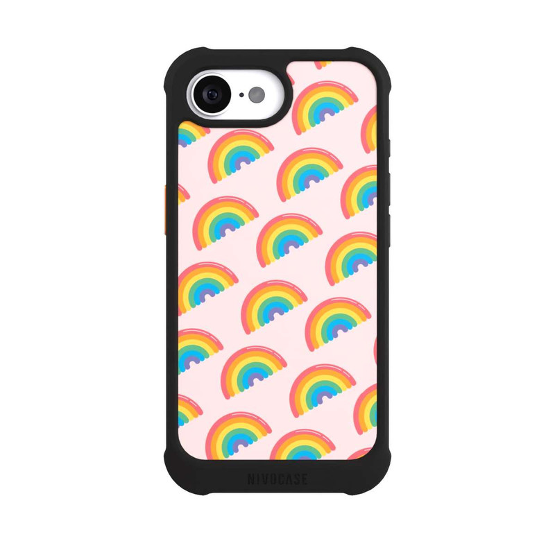 iPhone 16e NIVOmax Kawaii-Regenbögen