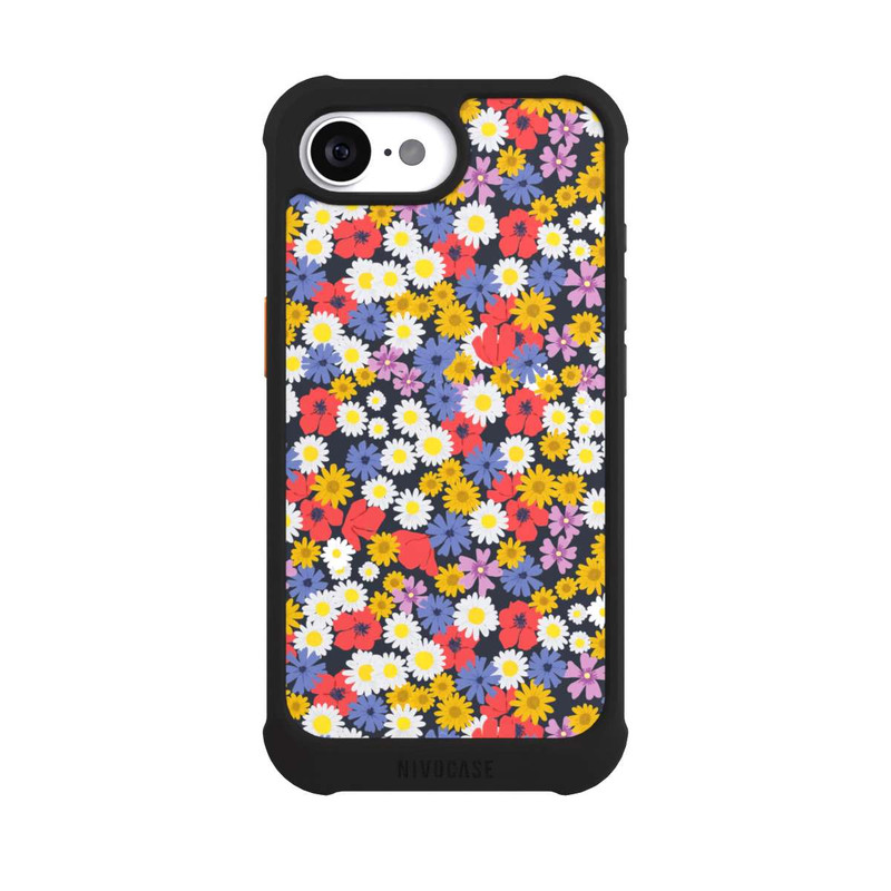 iPhone 16e NIVOmax Wildblumen-Muster