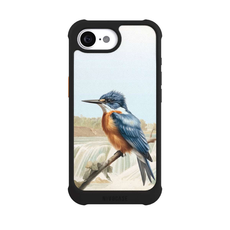 iPhone 16e NIVOmax Eisvogel Retro